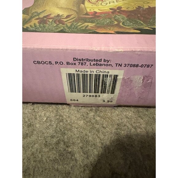 Wooden Musical Easter Plaque In Box , Plays Easter Parade #3060 - Picture 5 of 5